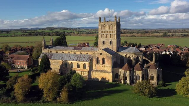Tewkesbury Abbey (Abbey Church of St. Mary the Virgin), Tewkesbury, Gloucestershire, England, United Kingdom, Europe