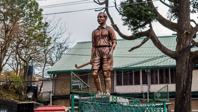 Sculpture Of Major Dhyan Chand, An Indian Field Hockey Player, National Sports Day