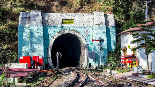  Barog Tunnel at Kasauli, Toy trains passes through this tunnel on Kalka Shimla route
