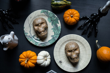 Skeleton Skull Halloween Spice Mini Cake Desserts