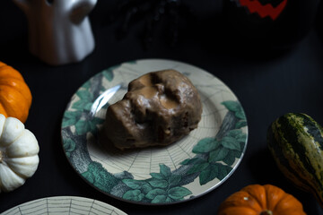 Skeleton Skull Halloween Spice Mini Cake Desserts