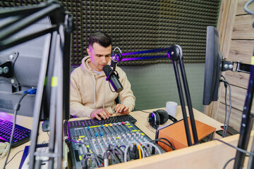 radio host financial analyst broadcasts live reads news 
