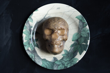 Skeleton Skull Halloween Spice Mini Cake Desserts