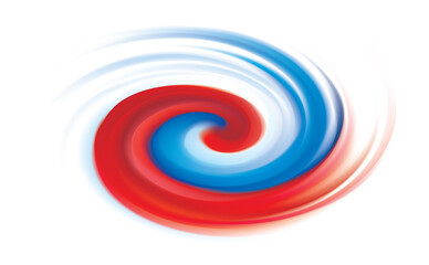 Vector drawing light wavy pattern of Russian flag