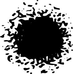 Decorative circle sketch scribble 