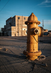 Fototapeta na wymiar fire hydrant on the street
