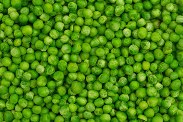 Small sweet green peas background