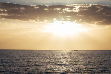 Fishing under the sun