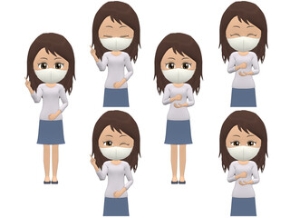 [Inspiration A] African American Woman knitwear wavy hair front