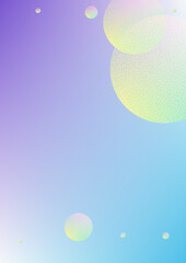 Holographic fluid with radial circles