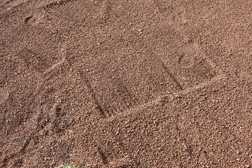 Shale Rock on a Baseball Field