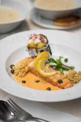 Salmon dish