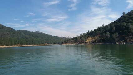 Sunny Day on the water DIamond Lake Oregon