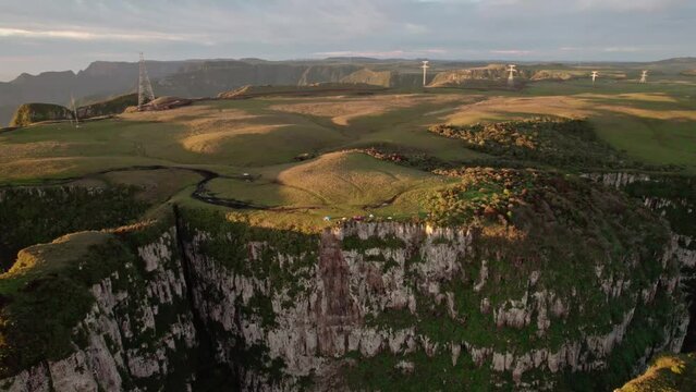 Imagens a&eacute;reas Canion do Funil - Bom Jardim da Serra - Santa Catarina