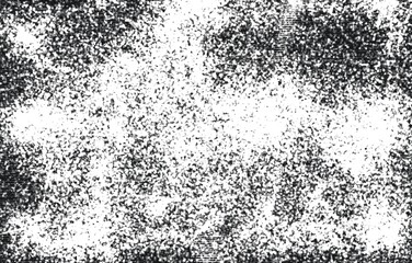 Grunge black and white pattern. Monochrome particles abstract texture. Background of cracks, scuffs, chips, stains, ink spots, lines. Dark design background surface.
