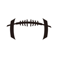 football american icon vector on white background