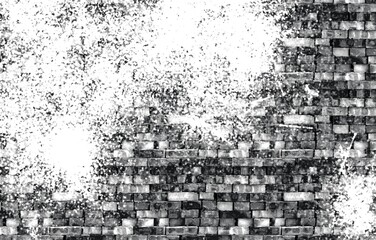 Fototapeta premium Grunge black and white texture.Overlay illustration over any design to create grungy vintage effect and depth. For posters, banners, retro and urban designs.