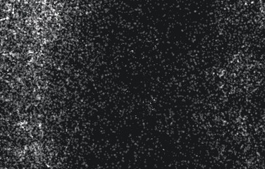 Grunge Black And White Urban. Dark Messy Dust Overlay Distress Background. Easy To Create Abstract Dotted, Scratched, Vintage Effect With Noise And Grain
