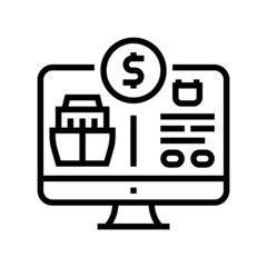 cruise vacation planner line icon vector. cruise vacation planner sign. isolated contour symbol black illustration