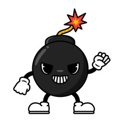 cute bomb cartoon for children book