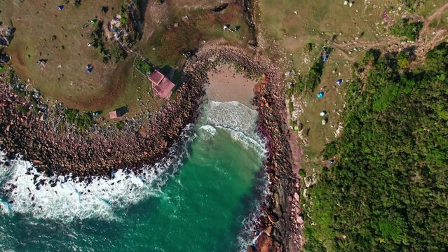 Imagens aéreas Vale da Utopia - Guarda do Embaú - Palhoça - Santa Catarina