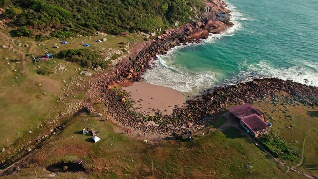 Imagens a&eacute;reas Vale da Utopia - Guarda do Emba&uacute; - Palho&ccedil;a - Santa Catarina