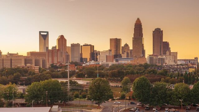 Charlotte, North Carolina, USA Uptown Skyline