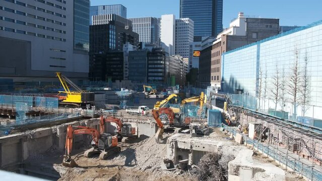 東京　日本橋　再開発予定地　2022年1月