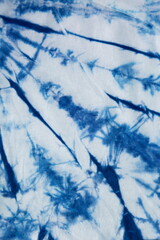 abstract tie dye blue color, pattern shirt design