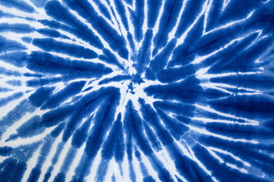 blue spiral tie dye template, abstract background