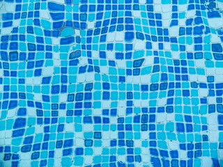 Variation of mosaic tiles in water