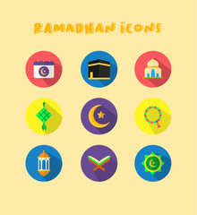 illustration of ramadan icon isolated on white background from celebration collection. ramadan icon trendy and modern ramadan symbol for logo, web, app, UI. simple sign ramadan icon.