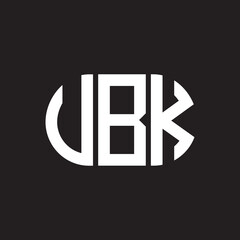 VBK letter logo design on black background. VBK creative initials letter logo concept. VBK letter design.