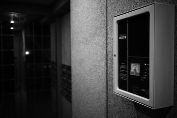 elevator in the airport