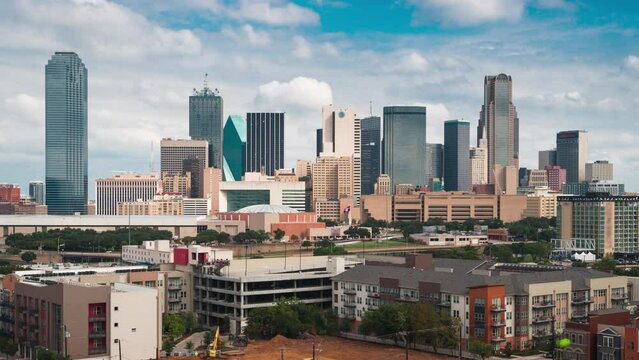 Dallas, Texas, USA Downtown City Skyline