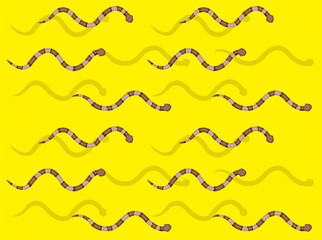 Snake Move Copperhead Seamless Wallpaper Background