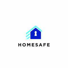 Home Safety Logo, Abstract Home Safety Logo Vector