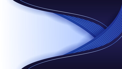 Modern dark blue abstract background paper shine and layer element vector for presentation design. Suit for business, corporate, institution, party, festive, seminar, and talks.