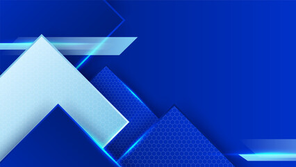 Modern dark blue abstract background paper shine and layer element vector for presentation design. Suit for business, corporate, institution, party, festive, seminar, and talks.