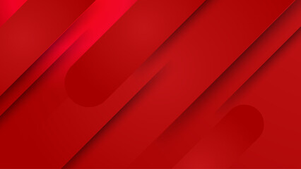 Modern red abstract background paper shine and layer element vector for presentation design. Suit for business, corporate, institution, party, festive, seminar, and talks.