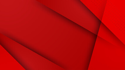 Obraz premium Modern red abstract background paper shine and layer element vector for presentation design. Suit for business, corporate, institution, party, festive, seminar, and talks.