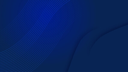 Modern dark blue abstract background paper shine and layer element vector for presentation design. Suit for business, corporate, institution, party, festive, seminar, and talks.