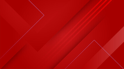 Obraz premium Modern red abstract background paper shine and layer element vector for presentation design. Suit for business, corporate, institution, party, festive, seminar, and talks.
