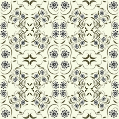 Folk flowers print Floral pattern Ethnic art