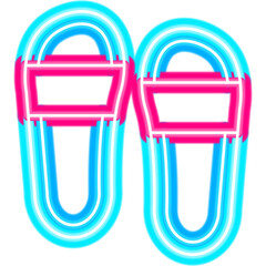Flip Flops Fashion Neon