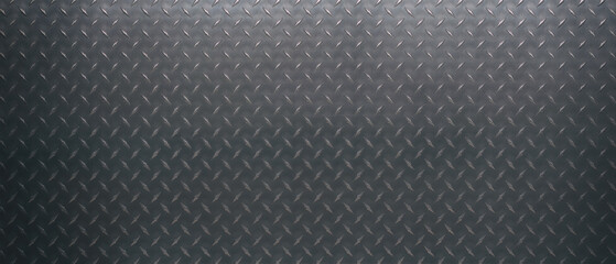black metal plate with corrugated texture. steel sheet as a background.