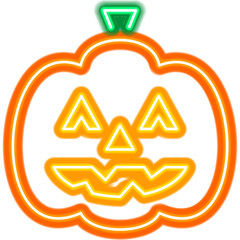 Halloween Pumpkin Neon