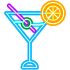 Martini Drink Neon © anna_leni