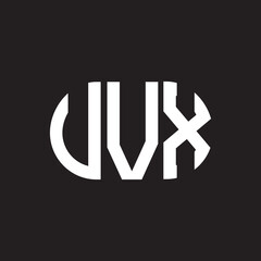 VVX letter logo design. VVX monogram initials letter logo concept. VVX letter design in black background.