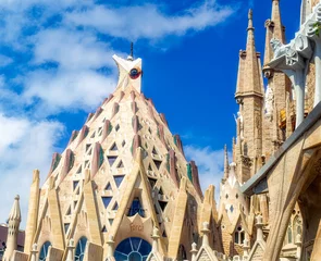 Fototapeten Decorative fragments from Sagrada Familia in Barcelona, Spain. © Goran